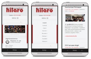 Hilaro mobiiliveeb